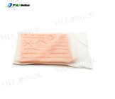 Kit de práctica de sutura para estudiantes almohadilla de silicona elástica para la cirugía